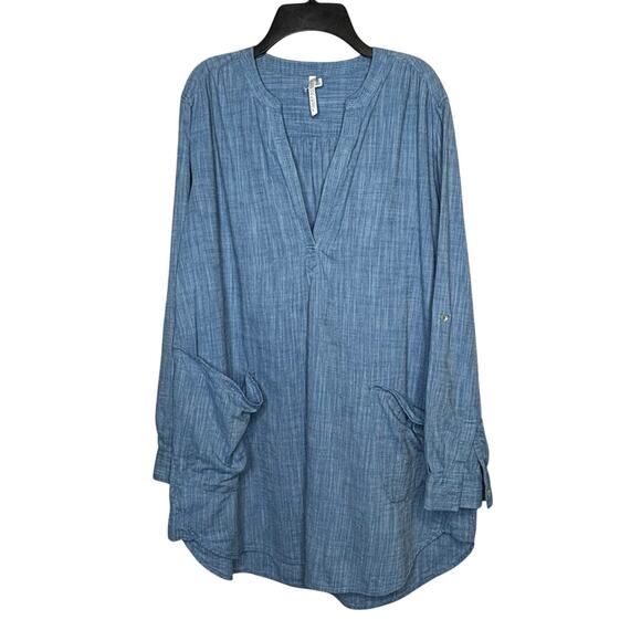 Seafolly Women's Basics Boyfriend Beach Cotton Shirt Cover Up Size Small - Picture 3 of 12